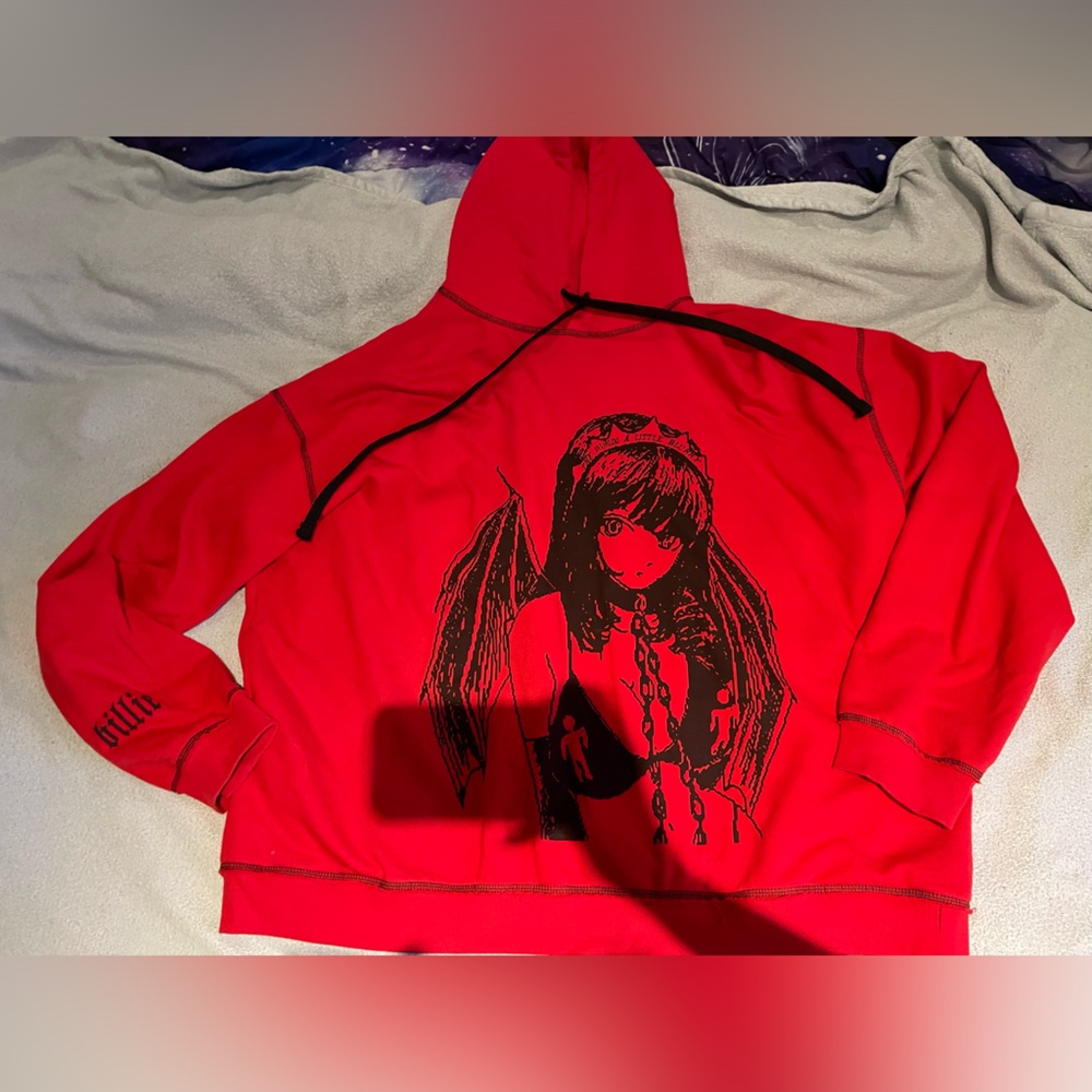 Billie Eilish princess blurry hoodie 2xl